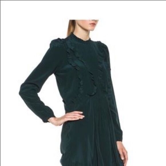 Isabel Marant Salvia silk ruffle dress - Picture 1 of 8